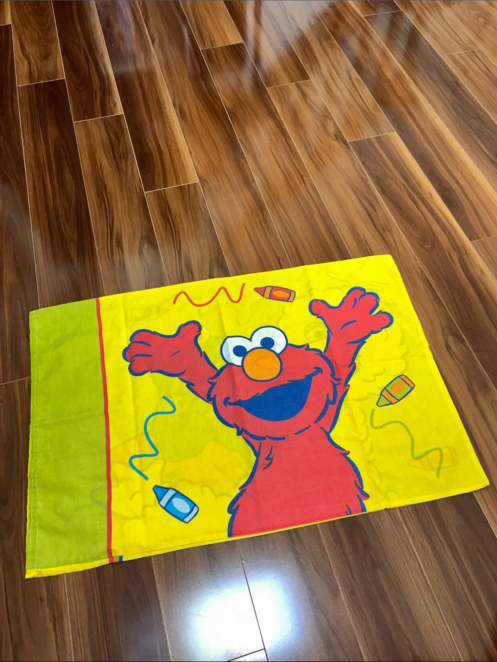 Twin single pillowcase Elmo big bird Cookie Monster Sesame Street